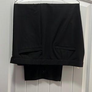 Black dress capri length pants